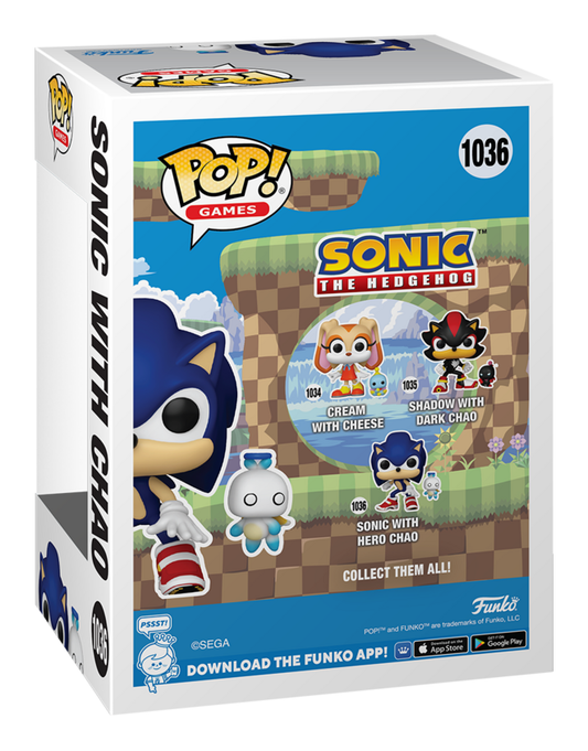 Pop! Vinyl - Sonic - Sonic w/ Chao - Image