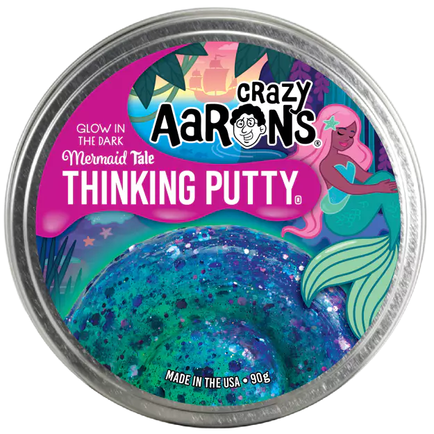 Glowbrights Mermaid Tale - Thinking Putty, alternate view