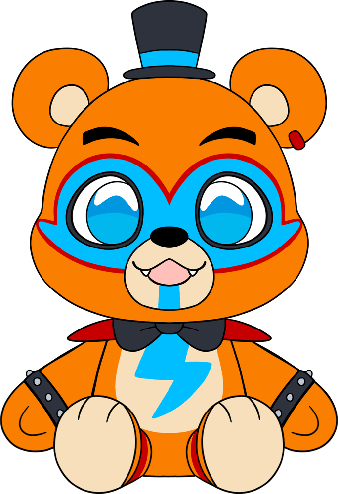 Youtooz Official Five Nights at Freddy’s Glamrock Freddy 6" Shoulder Rider Plush