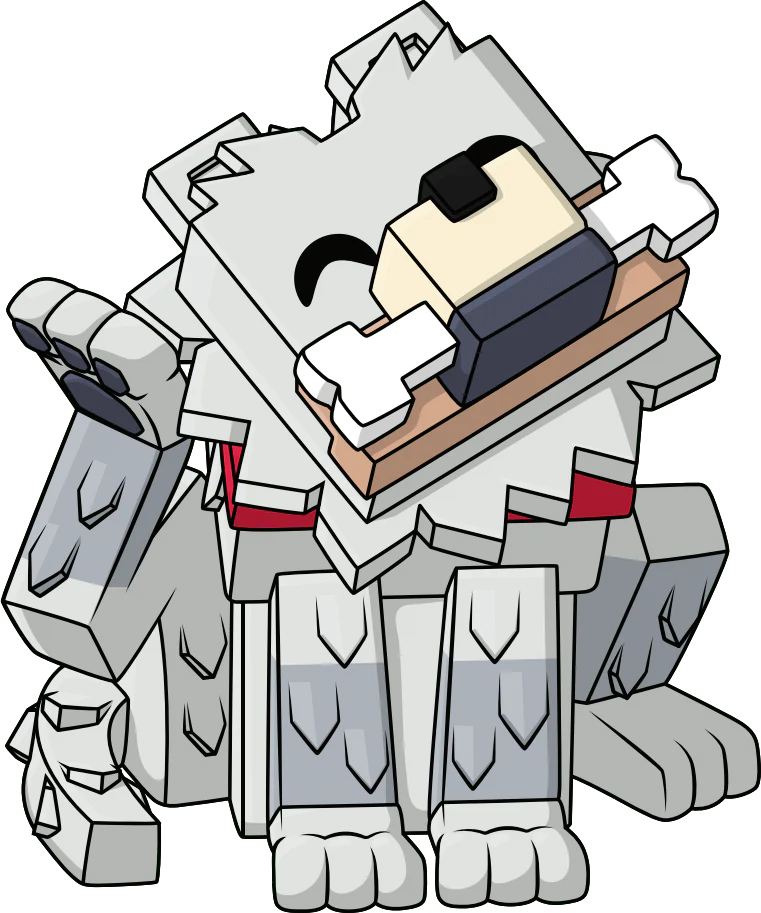 Youtooz Official Minecraft Wolf Figure