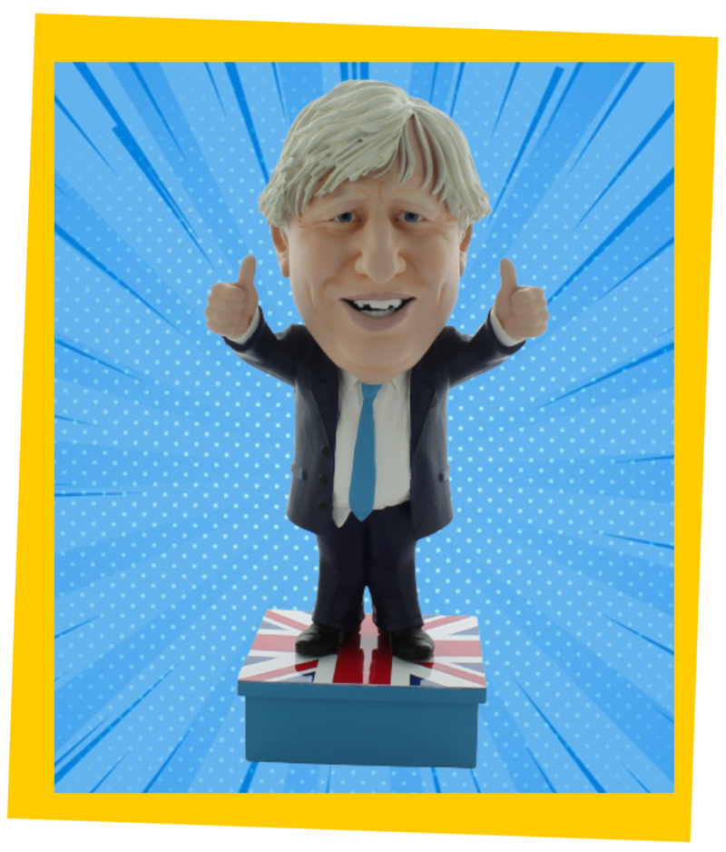 Boris Johnson Mimiconz World Leaders 20cm PVC Figurine - Image 2