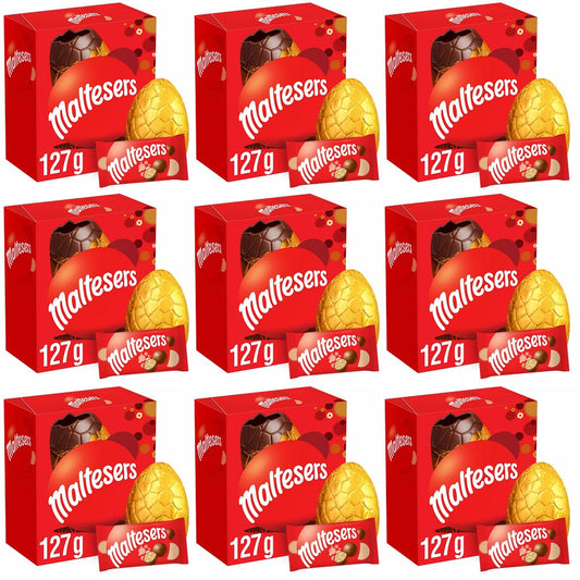 9 x Maltesers Milk Chocolate Medium Easter Egg - 96.5g