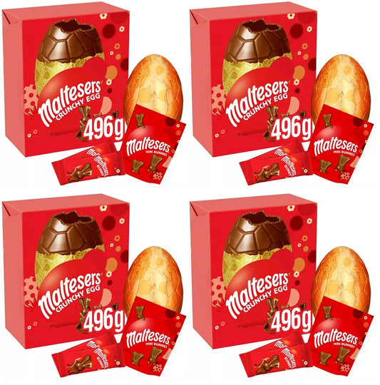 4 x Maltesers Chocolate Bunny Giant Easter Egg - 496GM