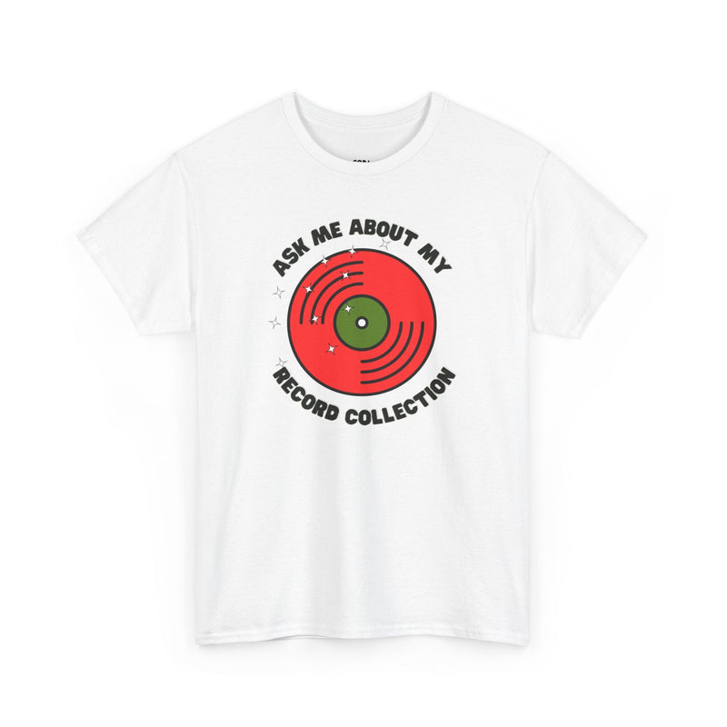 'Ask Me About My Record Collection' Men's T-Shirt, product detail