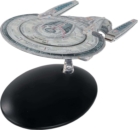 U.S.S Andromeda-Class Federation Exploration Cruiser NCC-92100 Starship Model Diecast Ship STO (Eaglemoss / S, alternate view