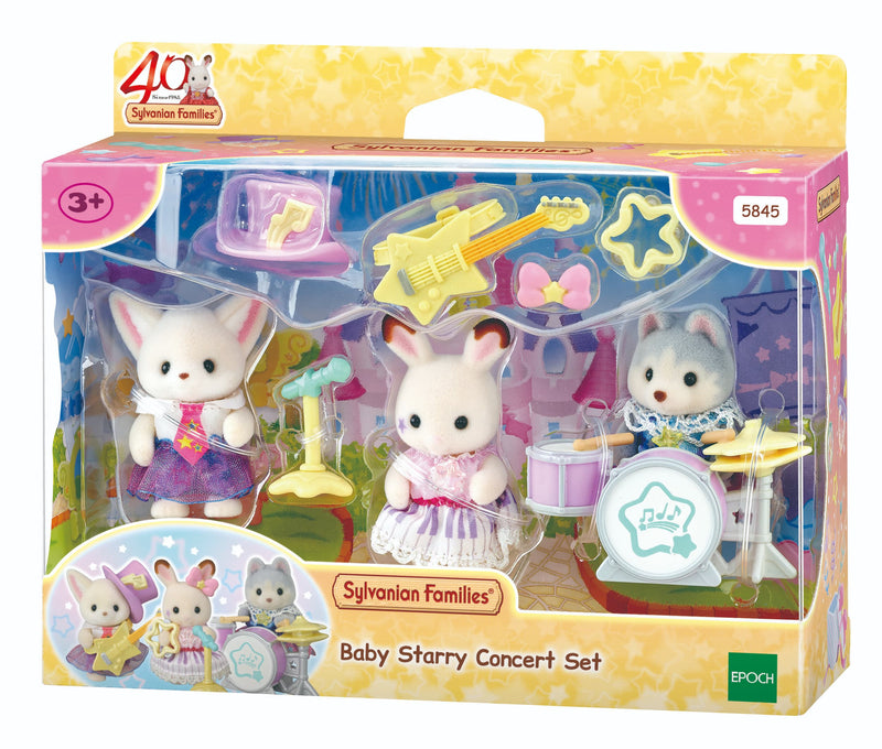 Sylvanian Families Baby Starry Concert Playset for Children Age 3 & Up collectible from Curious Minds