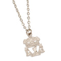 Liverpool FC Silver Plated Pendant & Chain, alternate view
