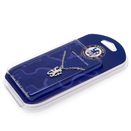 Chelsea FC Silver Plated Pendant & Chain