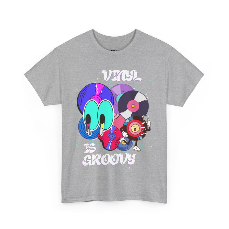 'Vinyl Is Groovy' Men's T-Shirt, alternate view