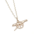 Arsenal FC Silver Plated Pendant & Chain