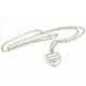 Arsenal FC Silver Plated Pendant & Chain CR
