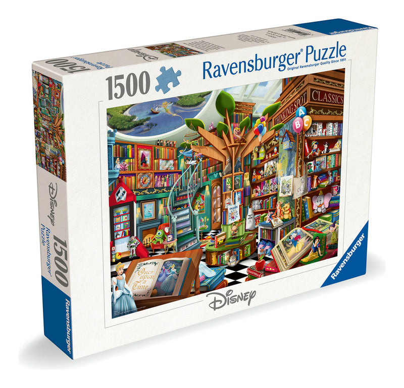 Magical Disney Bookshop 1500 Piece Jigsaw Puzzle