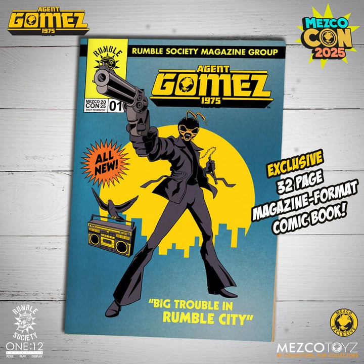Agent Gomez: 1975 Edition ONE:12 Collective SDCC Exclusive (Pre-Order October 2025)