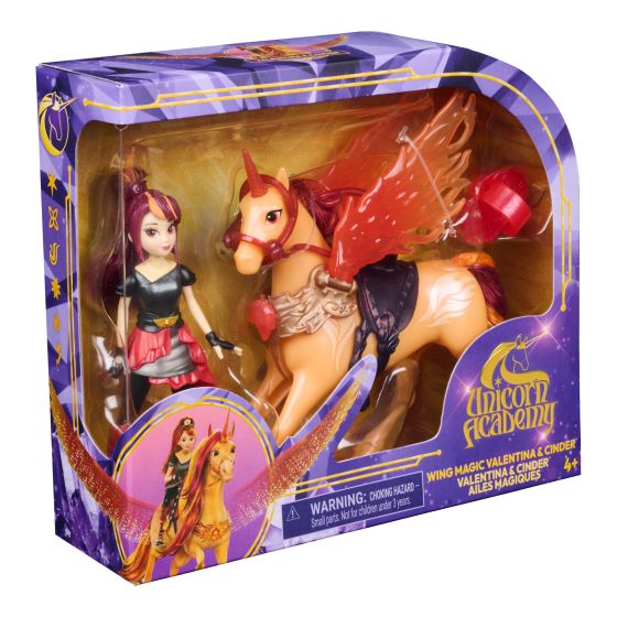 Unicorn Academy Wing Magic Valentina and Cinder