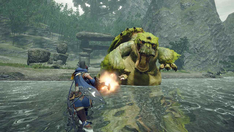 Monster Hunter Rise - Nintendo Switch in-game view