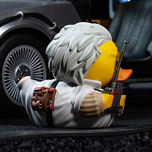 Back to the Future Doc Brown Tubbz PVC Figure Boxed Edition, packaging shot