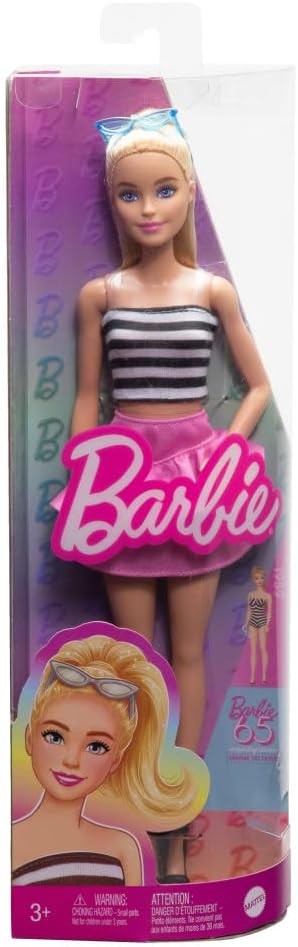 Barbie Black & White Top Fashionistas Doll - Image 6