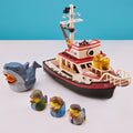Jaws Tubbz Vehicle Orca Bundle