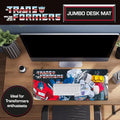 Transformers Gaming Desk Mat, close-up detail