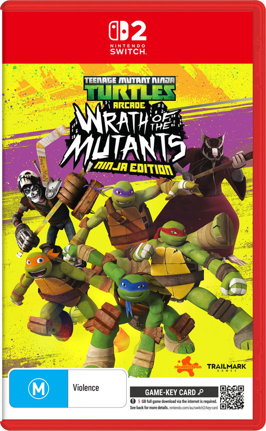 TMNT Arcade: Wrath of the Mutants Ninja Edition (Game-Key Card) - Nintendo Switch 2