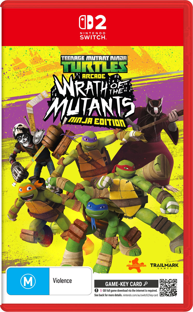 TMNT Arcade: Wrath of the Mutants Ninja Edition (Game-Key Card) - Nintendo Switch 2