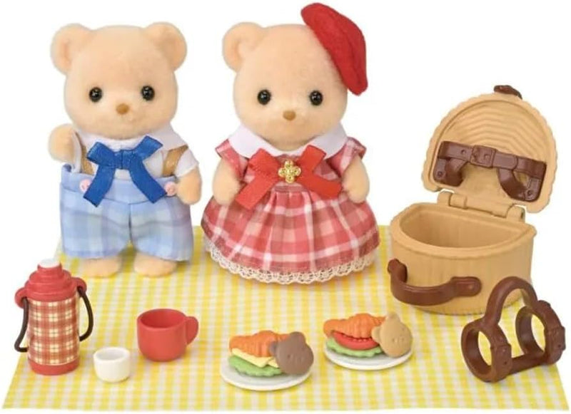Sylvanian Families - Biscuit Bear Brother & Sister Picnic, alternate view