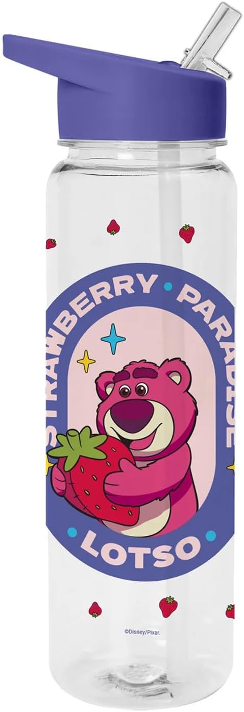 Lotso Toy Story Strawberry Paradise Plastic Drinks Bottle 700ml