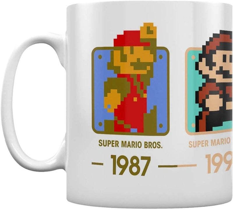 Nintendo Super Mario Timeline Mug