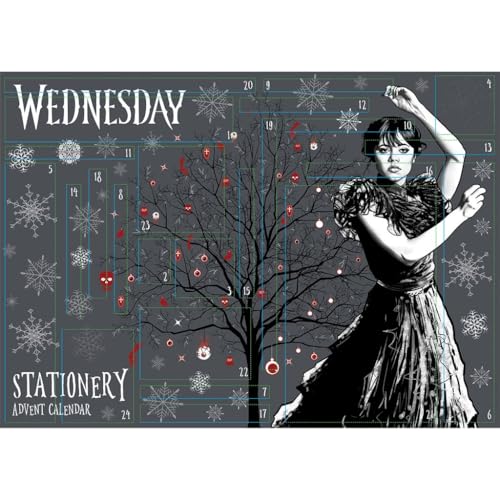 Wednesday 2026 advent calendar stationery contents