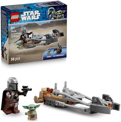 LEGO Star Wars 75436 The Mandalorian and Grogu's Speeder Bike