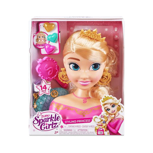 Sparkle Girlz Princess Hair Styling Head accessories