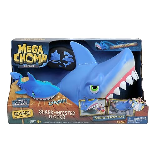 Mega Chomp Remote Control Shark Toy, close-up detail