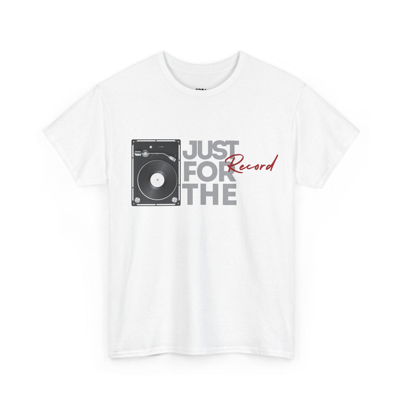 'Just for the Record' Men's Vinyl T-Shirt, packaging shot