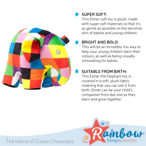 Elmer 8" Plush Soft Toy