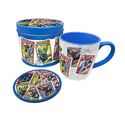 Marvel Comics Avengers mug and coaster gift tin set
