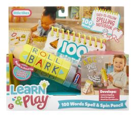 Little Tikes 100 Words Spell and Spin Pencil Educational Learning Toy
