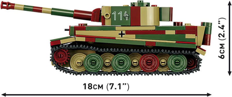 Cobi 2735 World War II Tiger VI P.Z. KPFW AUSF. E - Image 6