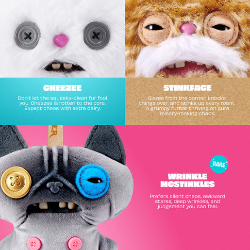 Fuggler Alley Cats Keyring by ZURU Mystery Box