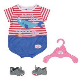 Zapf Creation Baby Born Bath Pyjamas with Shoes Outfit 43 cm