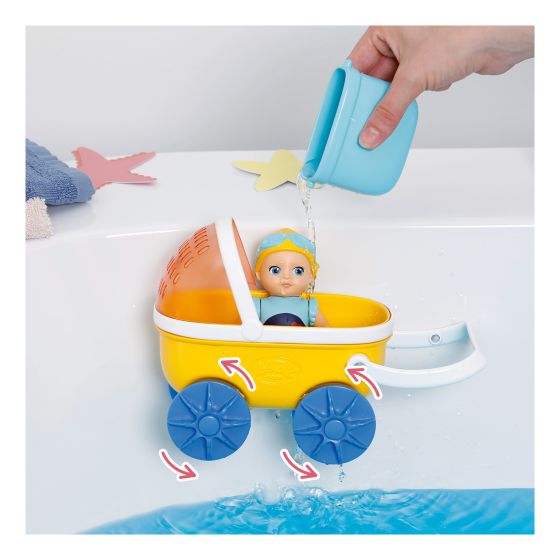 Baby Born Splish Splash Pram with Emma