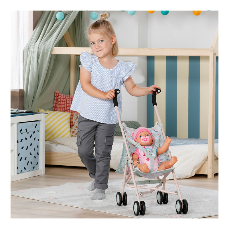 BABY born Jungle Stroller with Bag side angle
