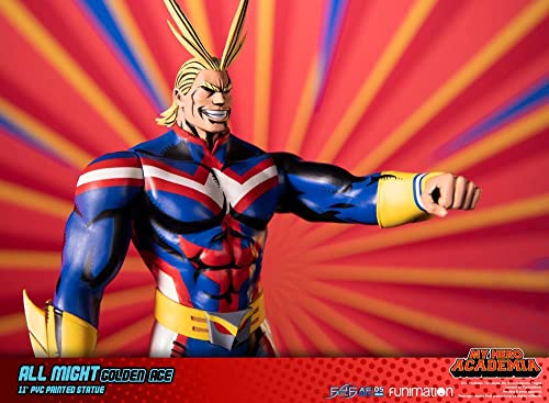 First4Figure My Hero Academia All Might Golden Age 11" Figur, rear view