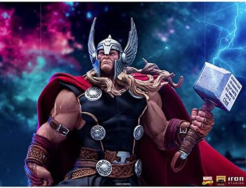 Iron Studios Thor Unleashed Deluxe Marvel Comics Art Scale 1/10 Statue
