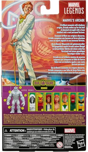 Hasbro Marvel Legends Series Marvel's Arcade Action Figure, size reference