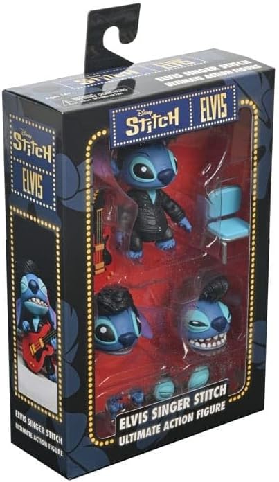 Lilo And Stitch Singer Elvis Stitch Ultimate 7" Scale Action Figure (Disney) (view 4)