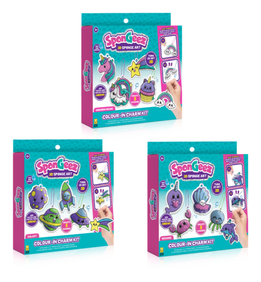 Spongeez Colour In Charm Kit Assortment