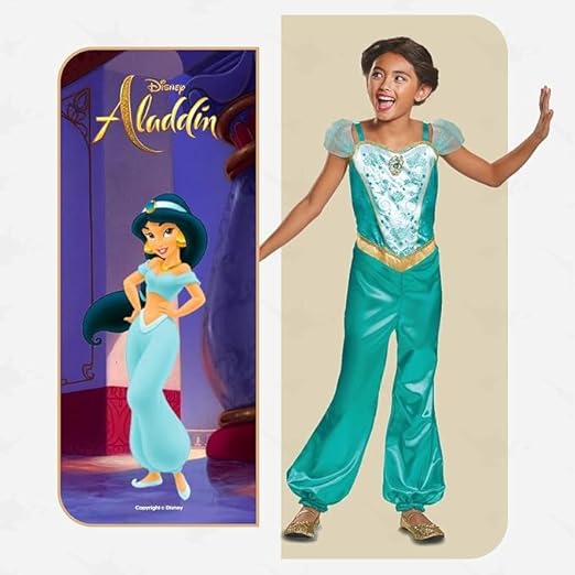 Disguise Disney Princess Jasmine Costume (4 6YR) - Image 4
