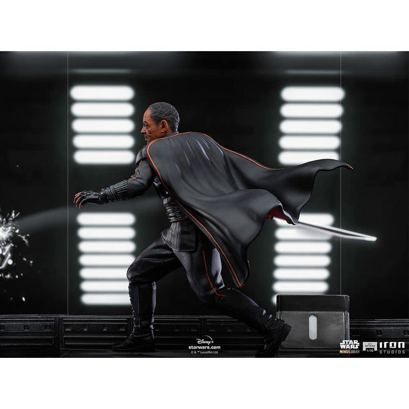 Iron Studios Moff Gideon Star Wars: The Mandalorian 1/10 Sca, rear view