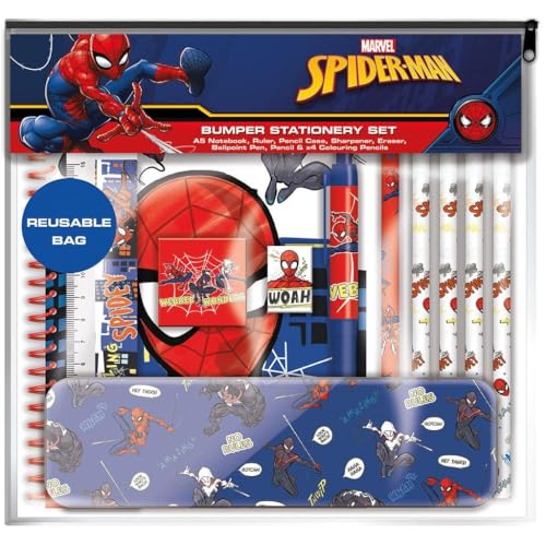 Marvel Spider-Man Bumper Stationery Set