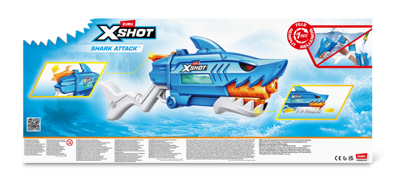 XSHOT Water Shark Attack Fast-Fill Water Blaster - Image